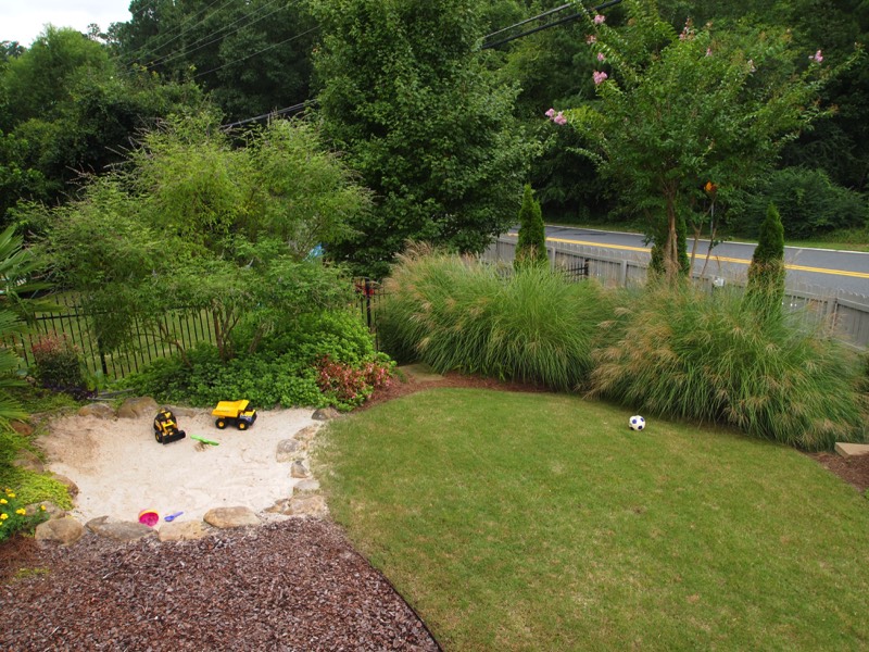 Sustainable rear play yard